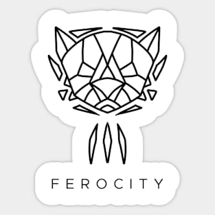 Feline's Ferocity Sticker